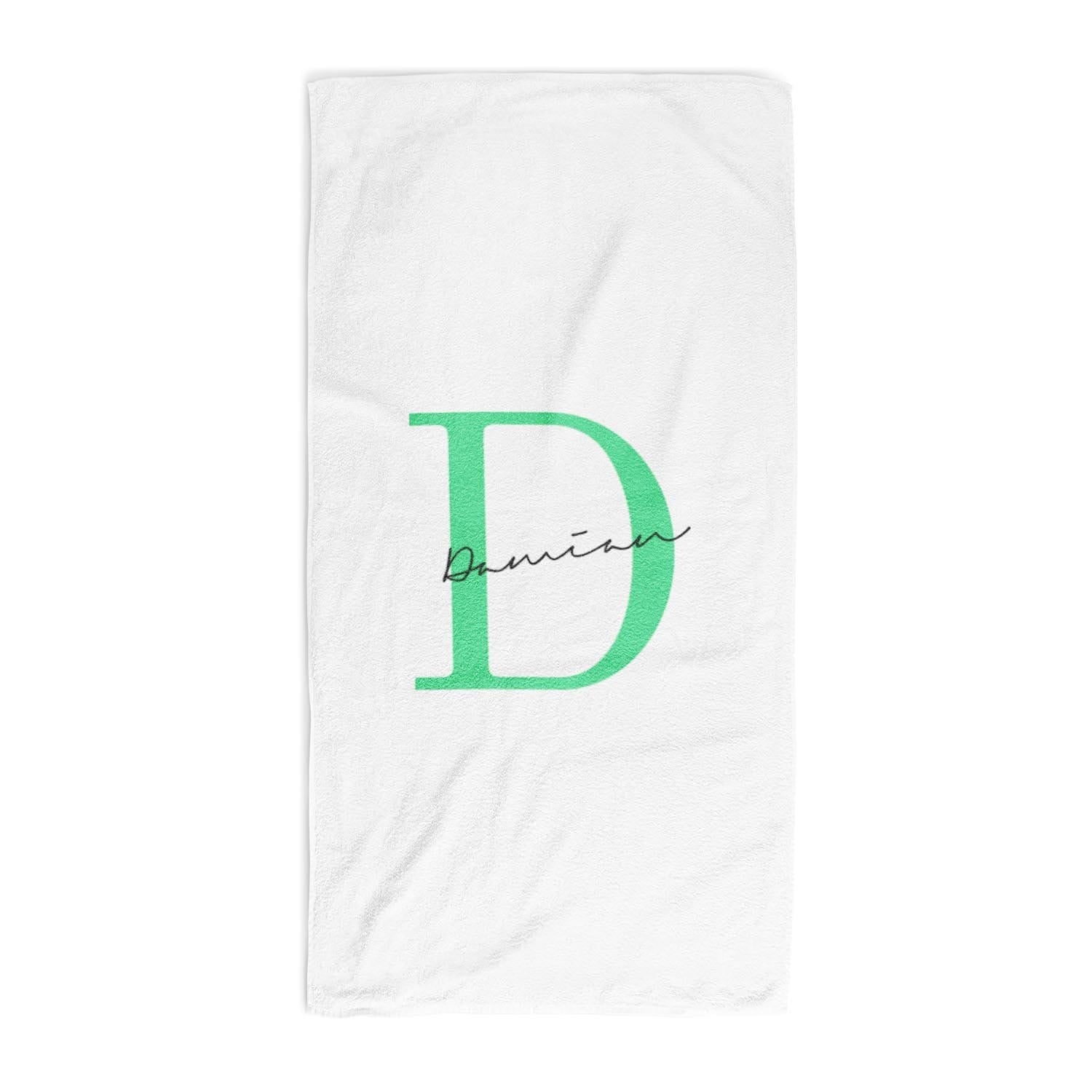 Name and Initial Personalised Towel